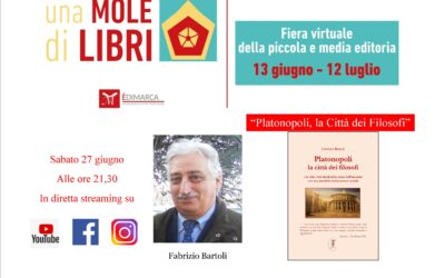 &ldquo;Platanopoli. La citt&agrave; dei filosofi&rdquo; con Fabrizio Bartoli &ndash; Sabato 27 giugno