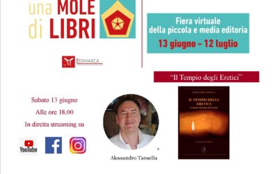 “Il Tempio degli eretici. L’amore al tempo dei Catari” con Alessandro Tansella – 13 giugno 2020