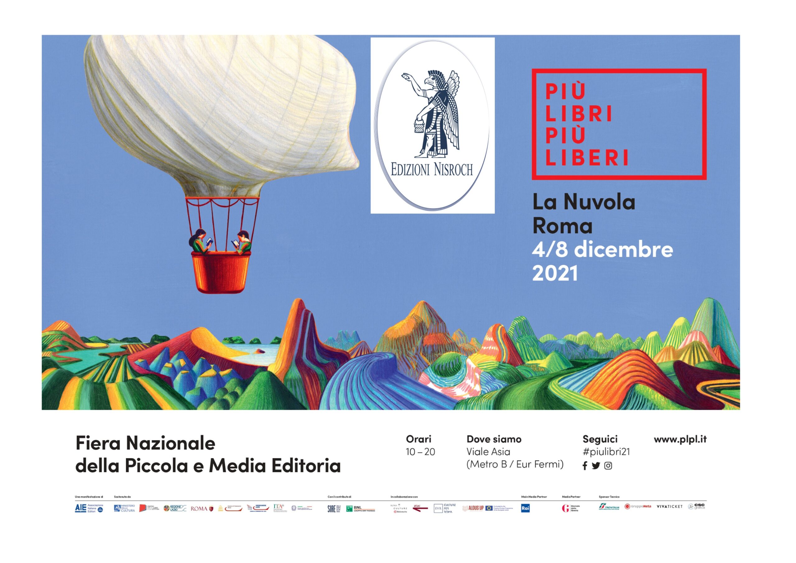 Edizioni Nisroch alla fiera del libro "Più libri, più liberi" di Roma