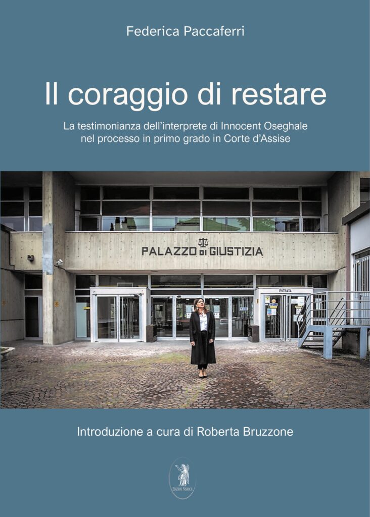 Copertina libro "Il coraggio di restare" - Federica Paccaferri
